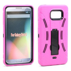 Samsung Galaxy Note 5 Armor Hybrid Stand Case (Hot Pink)